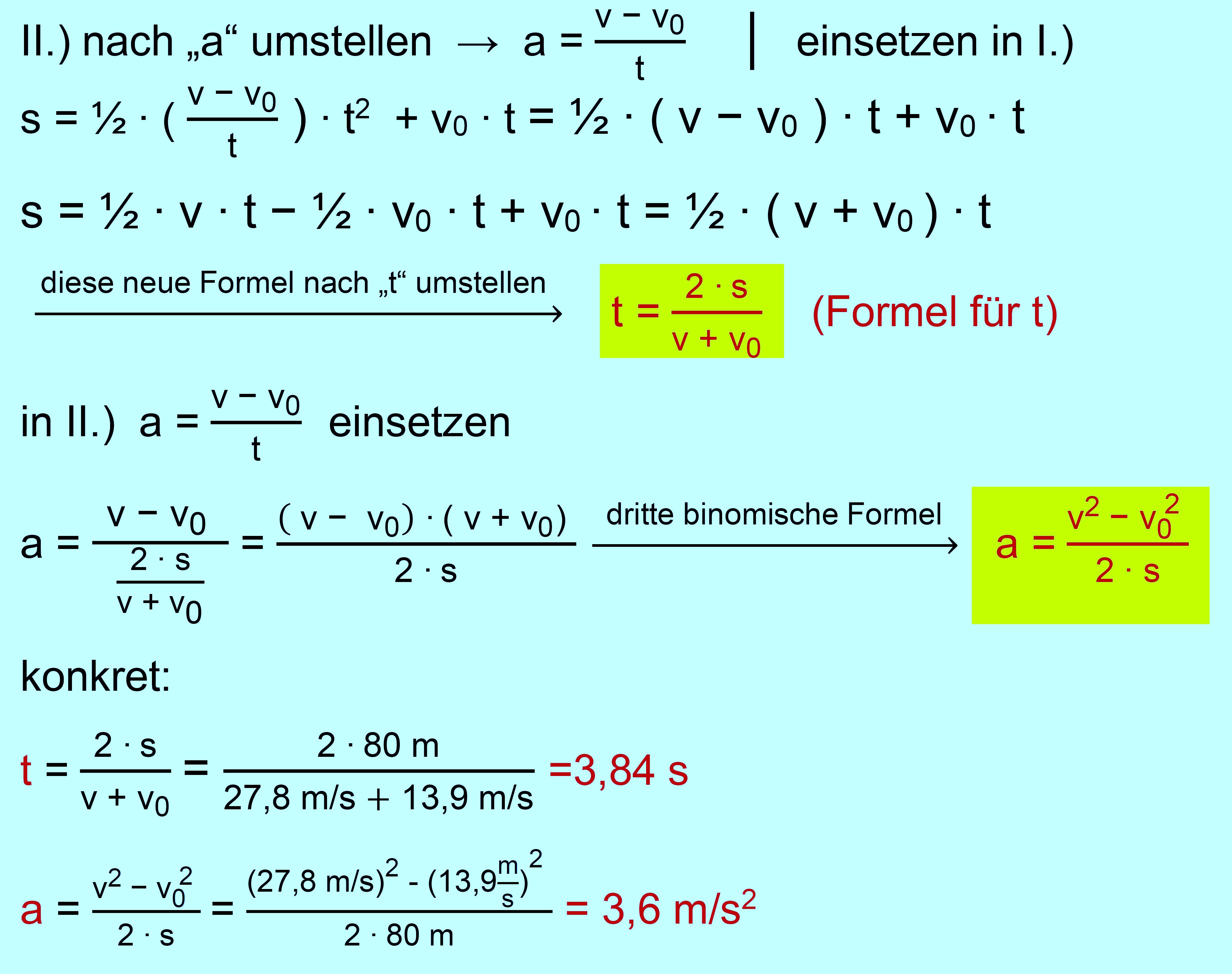 Aufgaben Zur Gleichmäßig Beschleunigten Bewegung Untersuchung einfacher Bewegungen